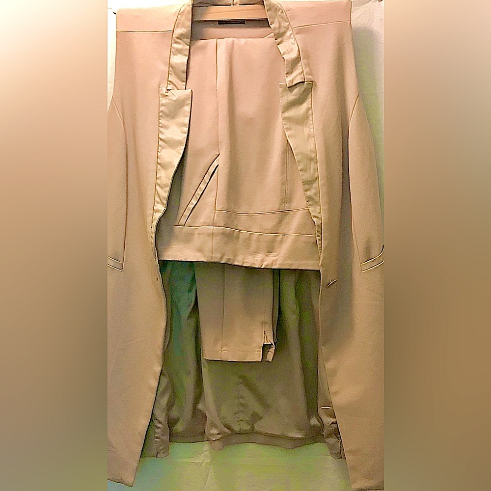 Elegant Cream Pantsuit